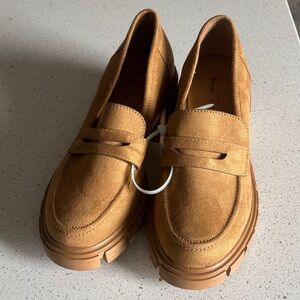Me Too Brown Suede Loafers